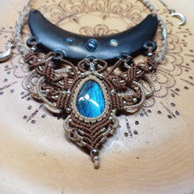 Load image into Gallery viewer, Goddess Labradorite Necklace
