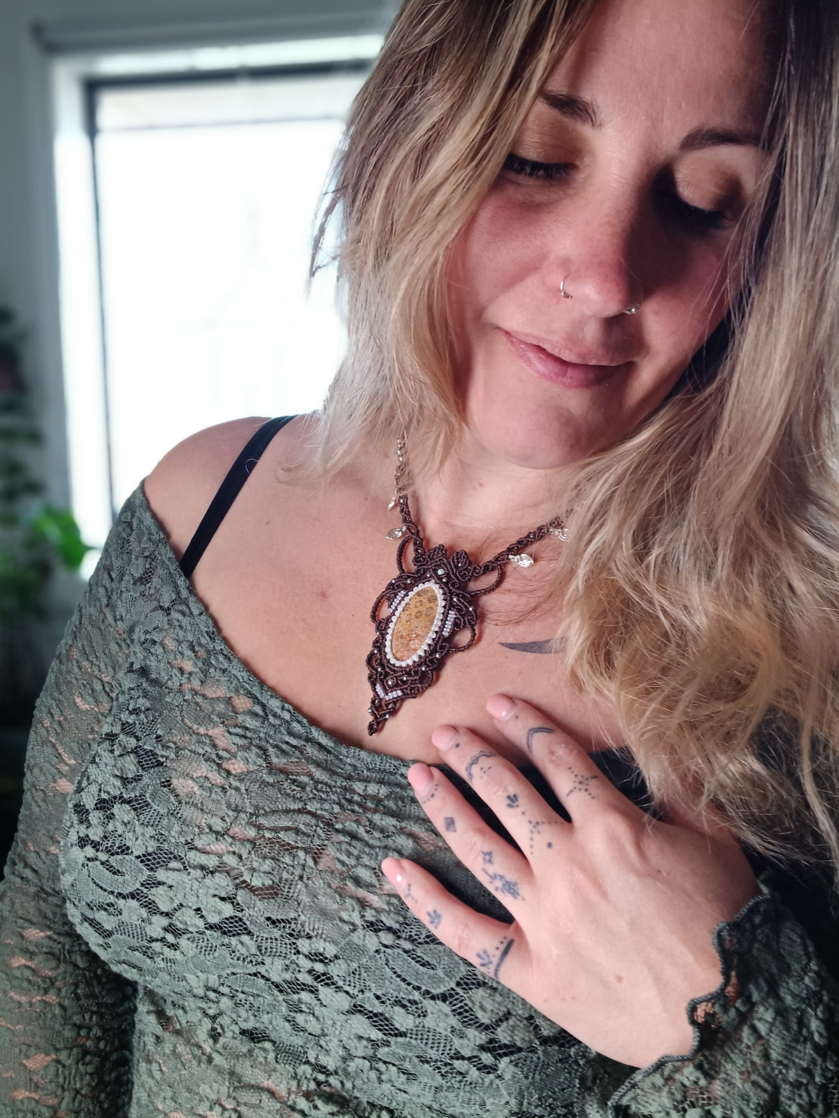 Fossilised Coral Necklace