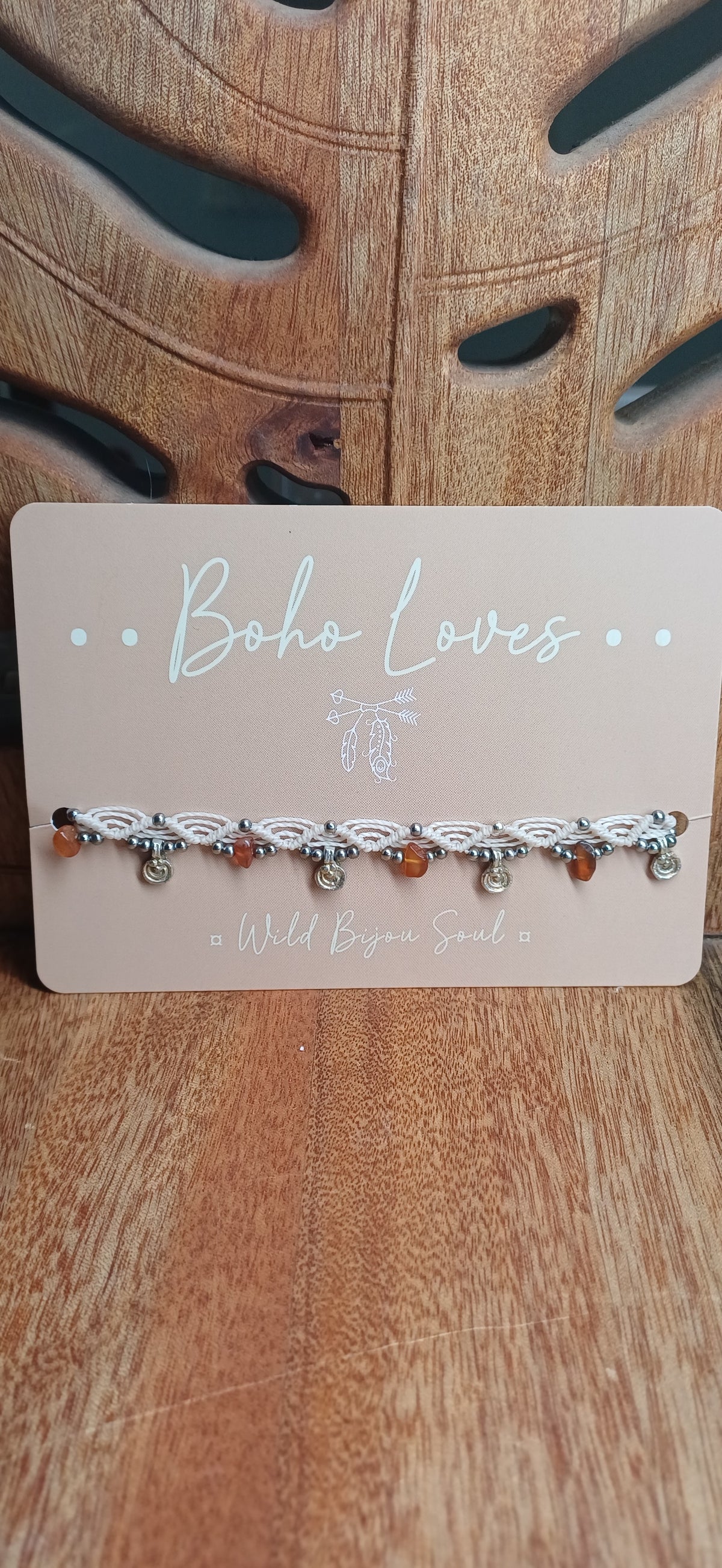 Carnelian Anklet