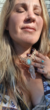 Load image into Gallery viewer, &quot;Celestial Dream song&quot; Larimar, Clear Quartz and Opal
