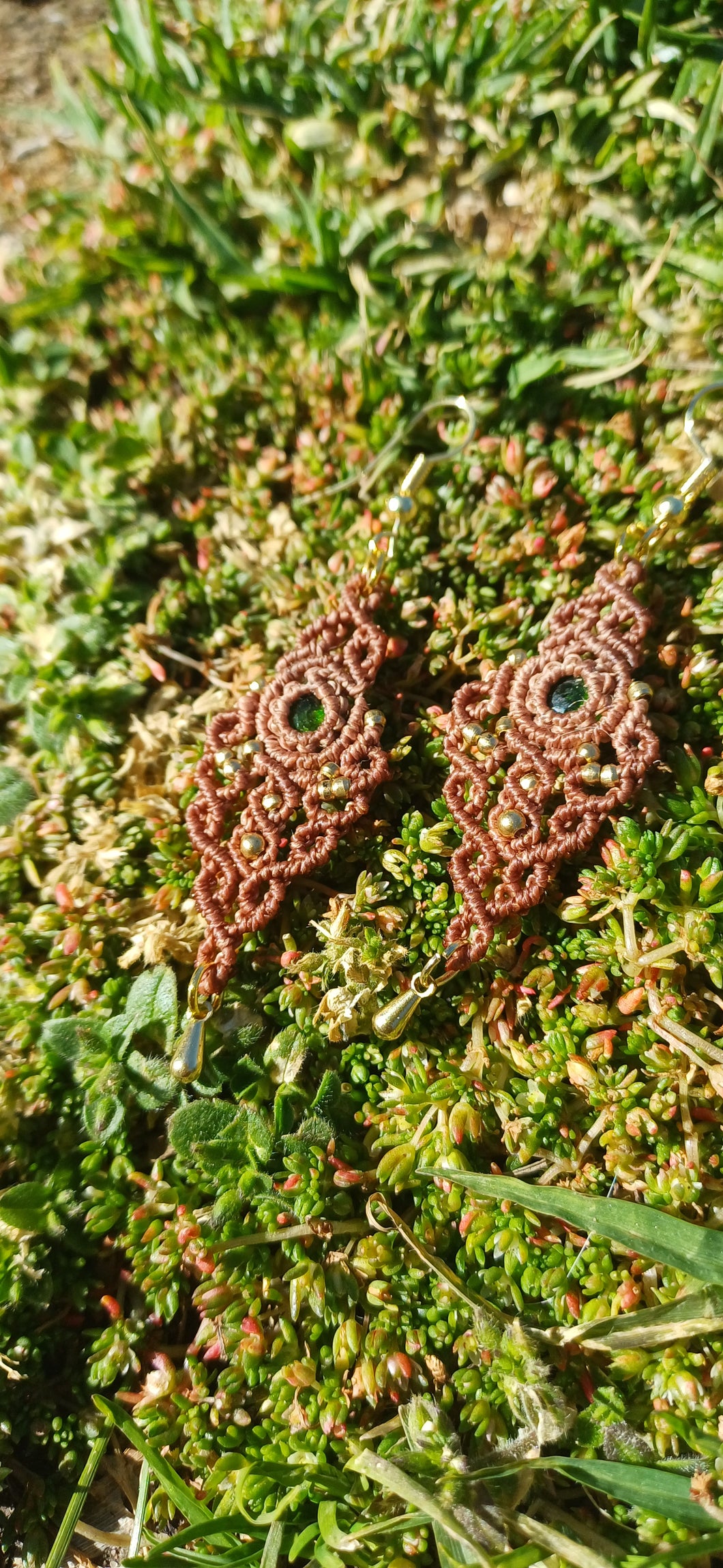 Chrome Diopside Earrings