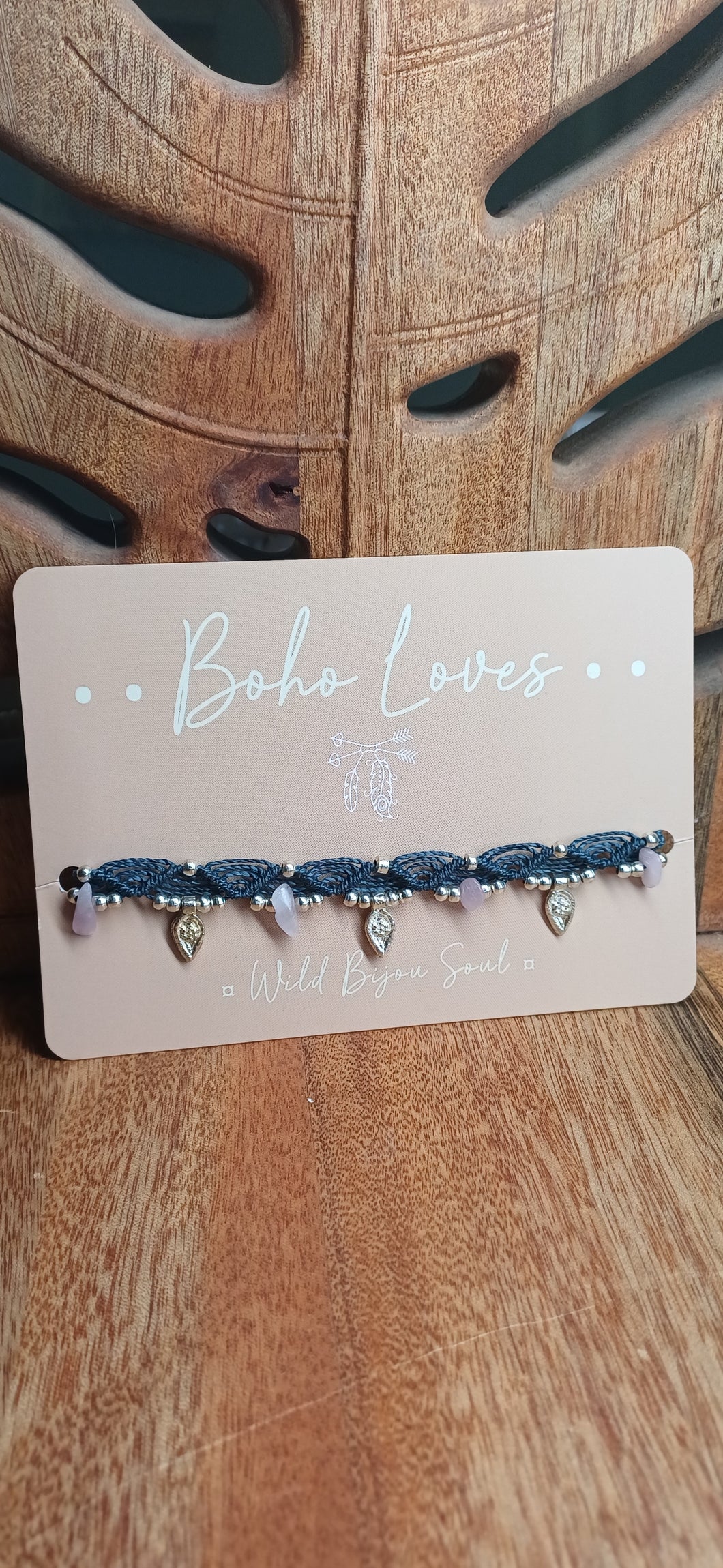 Kunzite Anklet